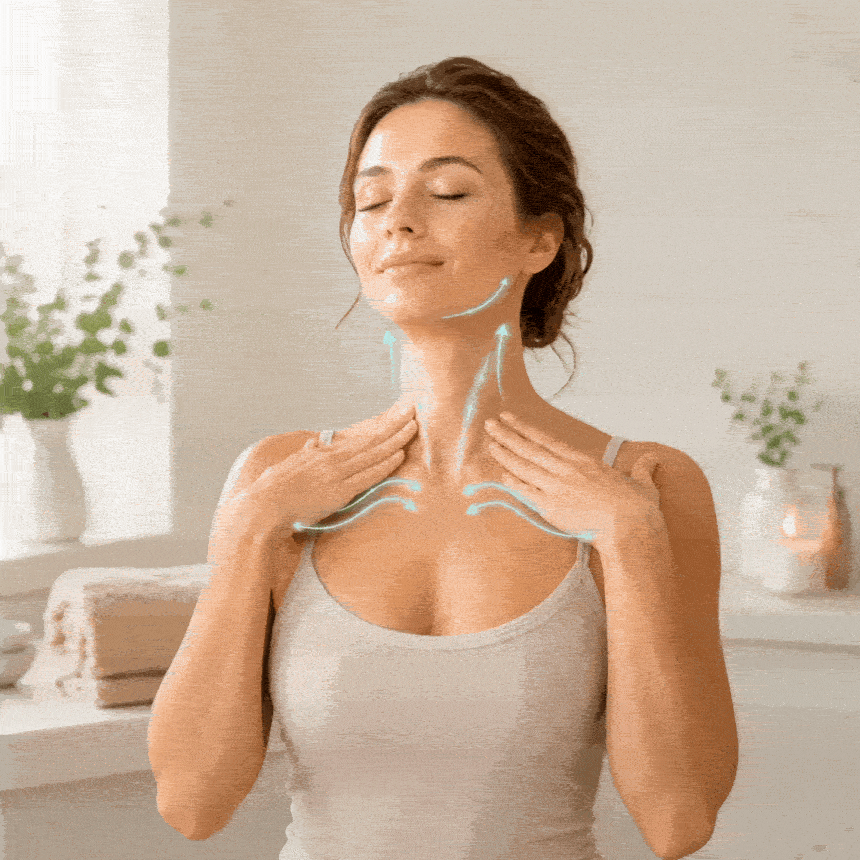 Lymphatic flow animation